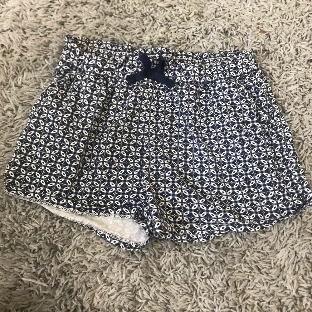 White and Blue shorts